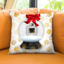 Snow Globe Perfume Throw Pillow by Jodi Pedri