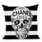 Couture To The Bone Throw Pillow by Jodi Pedri