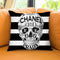 Couture To The Bone Throw Pillow by Jodi Pedri
