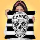 Couture To The Bone Throw Pillow by Jodi Pedri