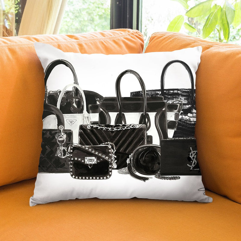 Bag Goals Throw Pillow by Jodi Pedri