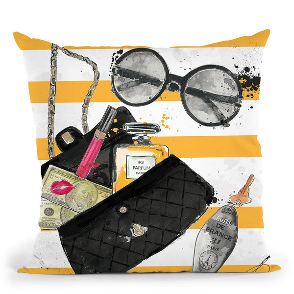 Hotel De France Throw Pillow by Jodi Pedri