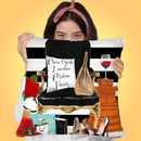 Black Chair Throw Pillow by Jodi Pedri