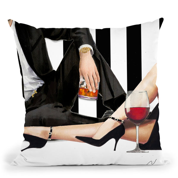 But Me A Drink Throw Pillow by Jodi Pedri
