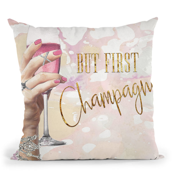 Chanpange Throw Pillow by Jodi Pedri