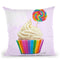 Cupcake I Throw Pillow by Jodi Pedri