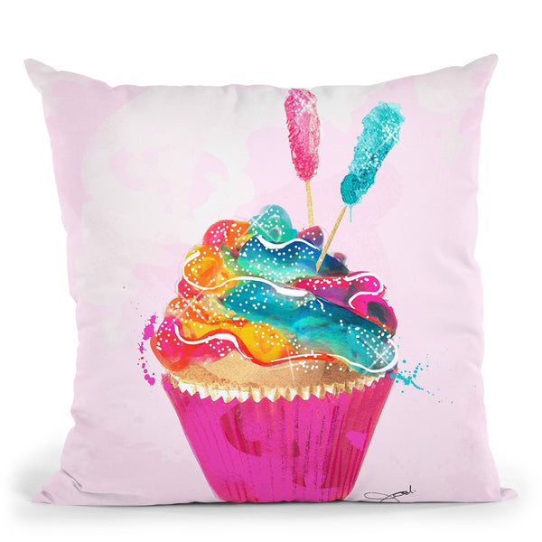 Cupcake Ii Throw Pillow by Jodi Pedri