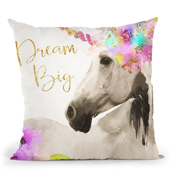 Dream Big Throw Pillow by Jodi Pedri