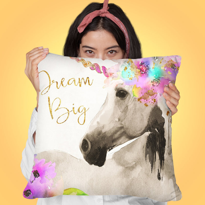 Dream Big Throw Pillow by Jodi Pedri