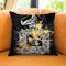Explode In Black Throw Pillow by Jodi Pedri