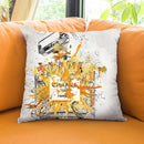 Explode In Gold Throw Pillow by Jodi Pedri