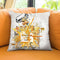 Explode In Gold Throw Pillow by Jodi Pedri