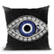 Evil Eye Ii Throw Pillow by Jodi Pedri