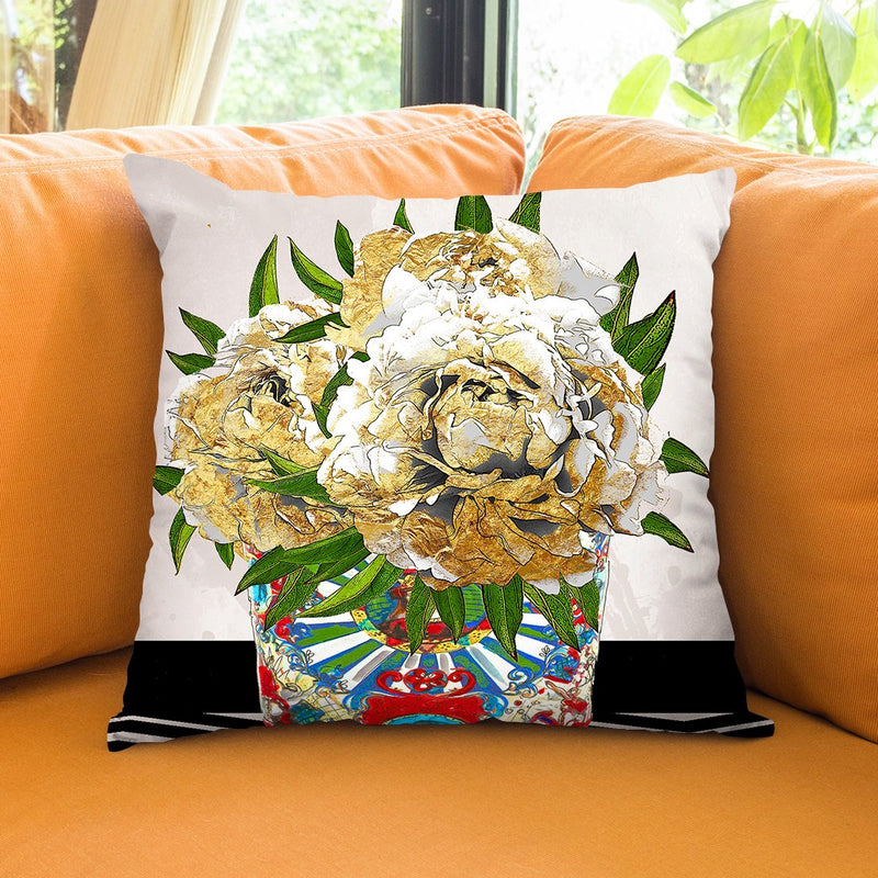 Flowers Ii Throw Pillow by Jodi Pedri