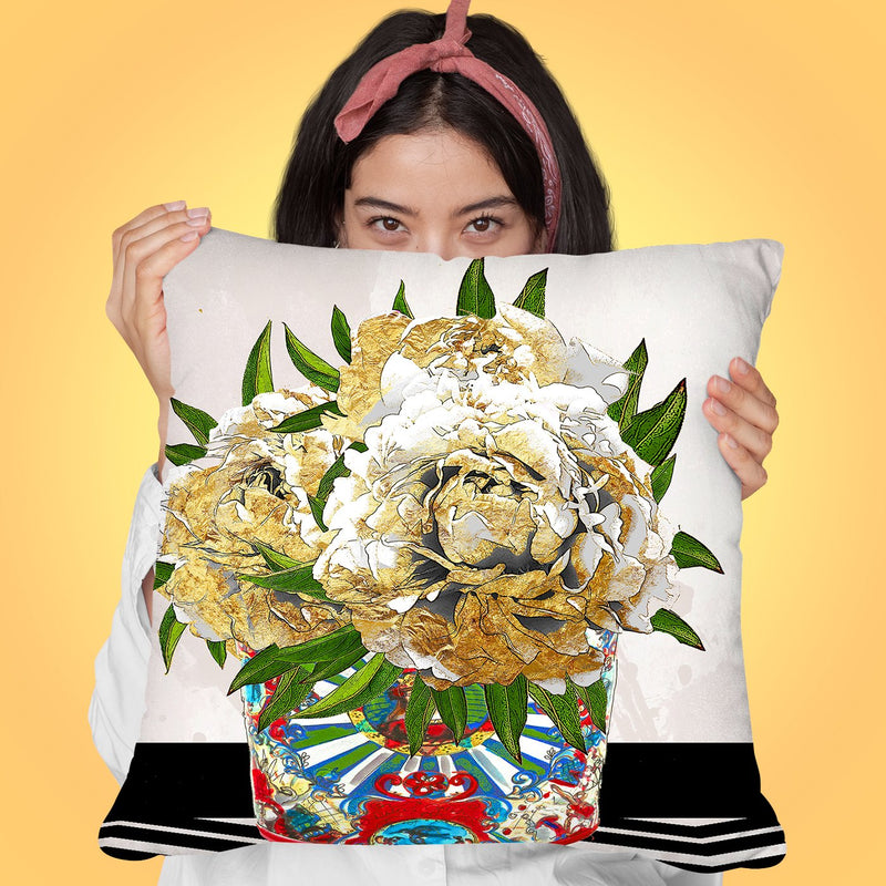 Flowers Ii Throw Pillow by Jodi Pedri
