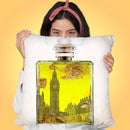 London Perfume Throw Pillow by Jodi Pedri