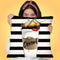 Obcessed Coffe Spill Throw Pillow by Jodi Pedri