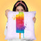 Popcicle Throw Pillow by Jodi Pedri