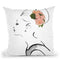 She Waits Throw Pillow by Jodi Pedri