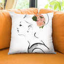 She Waits Throw Pillow by Jodi Pedri