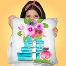Something Blue Throw Pillow by Jodi Pedri