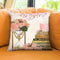 Spring Reading Throw Pillow by Jodi Pedri