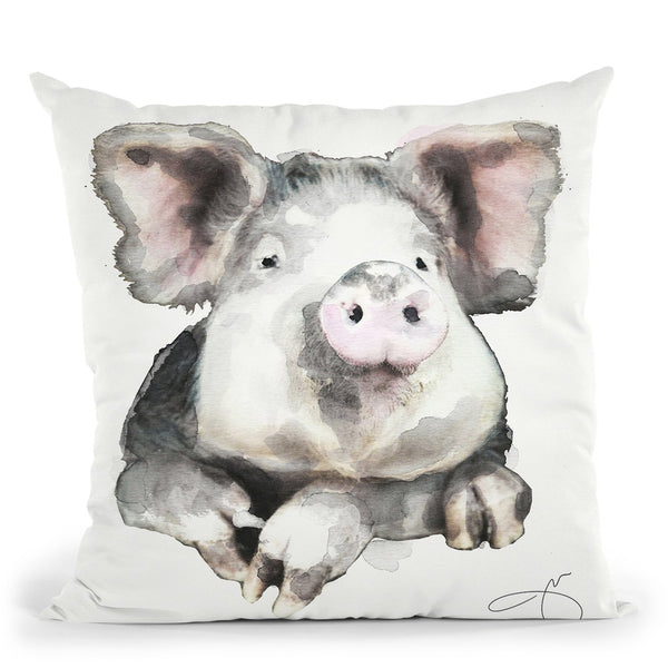 Too Cute Throw Pillow by Jodi Pedri