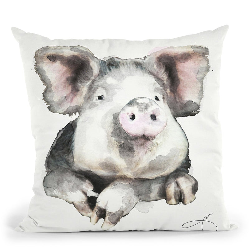 Too Cute Throw Pillow by Jodi Pedri