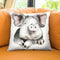 Too Cute Throw Pillow by Jodi Pedri