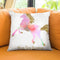 Unicorn Never Stop Throw Pillow by Jodi Pedri