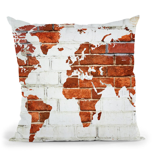 Another Brick In The Wall Throw Pillow by Jodi Pedri