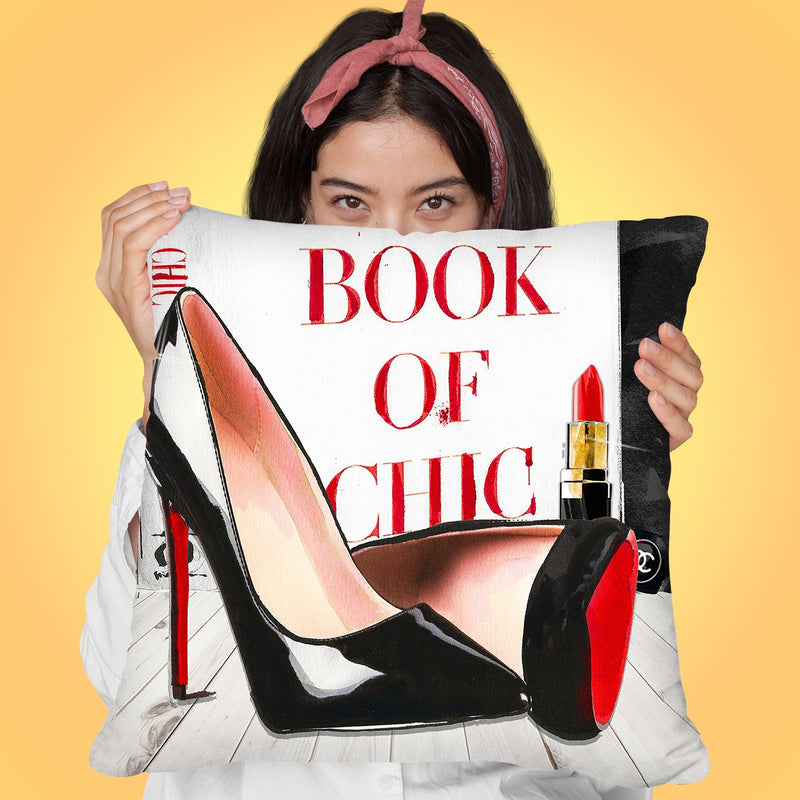 Book Of Chic Ii Throw Pillow by Jodi Pedri