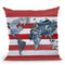 Born In The Usa Copy Throw Pillow by Jodi Pedri