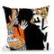 Kiss Me In Gold Throw Pillow by Jodi Pedri