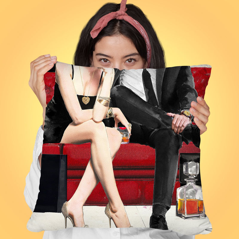 Date Night Throw Pillow by Jodi Pedri