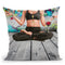 Let Thatit Go Throw Pillow by Jodi Pedri