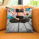 Let Thatit Go Throw Pillow by Jodi Pedri