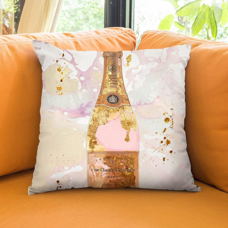 Pink Champs Throw Pillow by Jodi Pedri