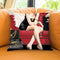 Red Couch Ii Throw Pillow by Jodi Pedri