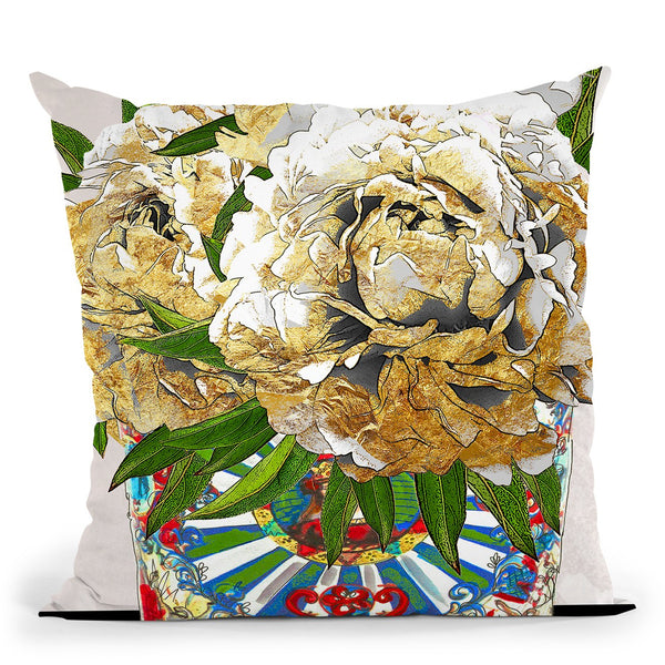 Smell The Flowers Ii Throw Pillow by Jodi Pedri