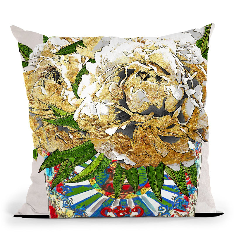 Smell The Flowers Ii Throw Pillow by Jodi Pedri