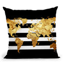 Solid Gold Throw Pillow by Jodi Pedri