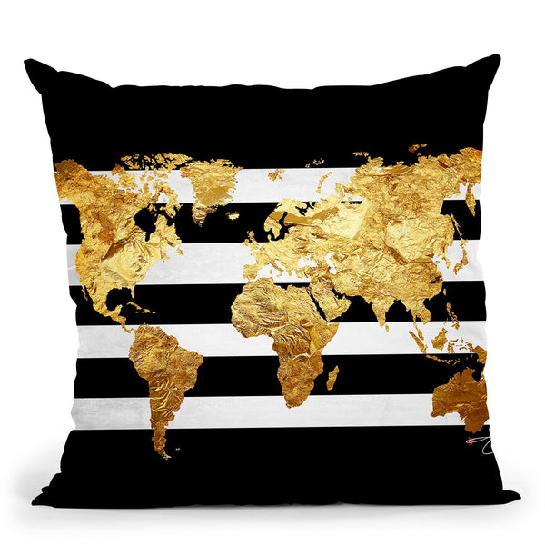 Solid Gold Throw Pillow by Jodi Pedri
