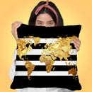 Solid Gold Throw Pillow by Jodi Pedri