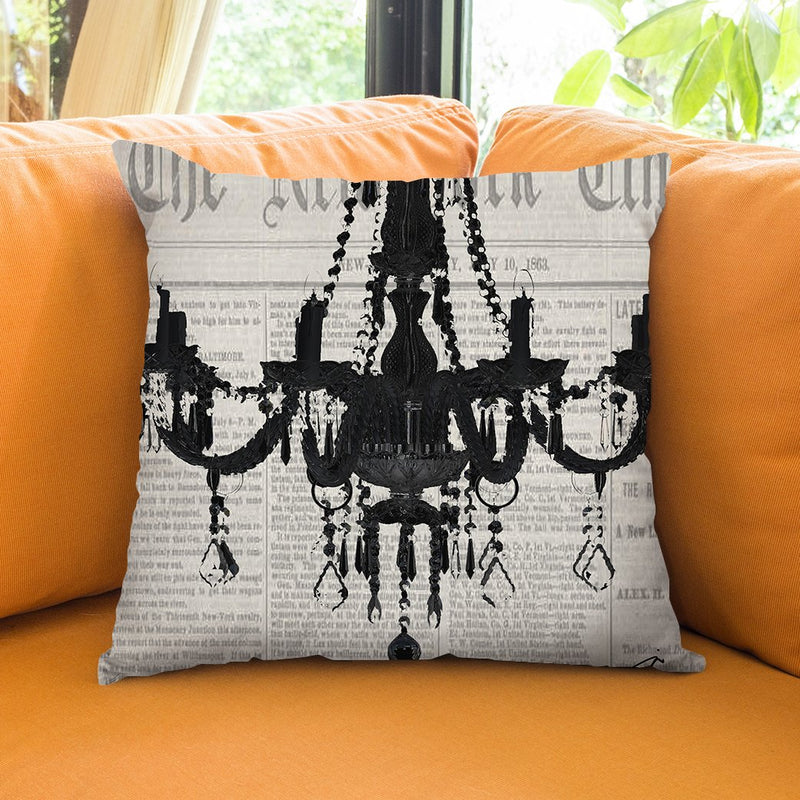 Times Chand White Throw Pillow by Jodi Pedri