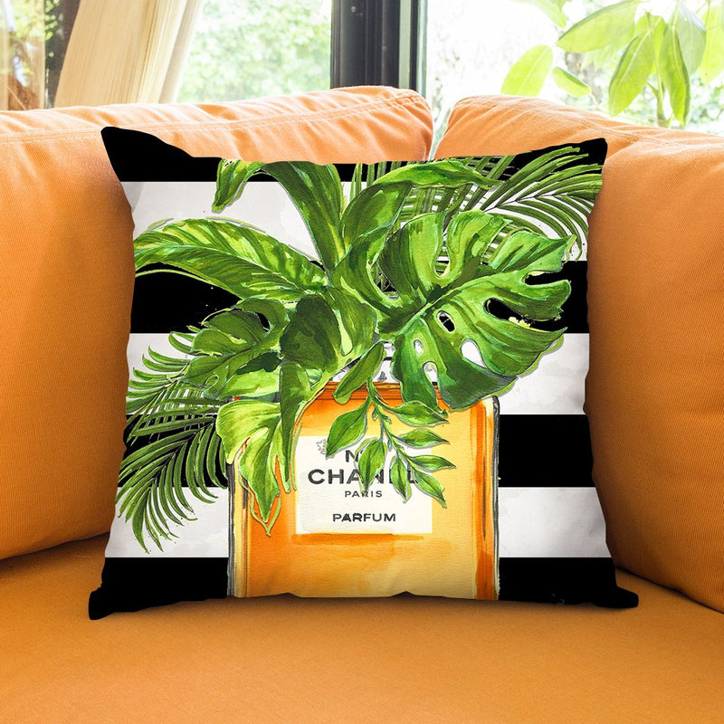 Tropical Scent Throw Pillow by Jodi Pedri