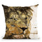 Leo In Gold Throw Pillow by Jodi Pedri