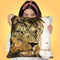 Leo In Gold Throw Pillow by Jodi Pedri