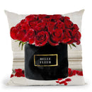 Forever Red Roses Throw Pillow by Jodi Pedri