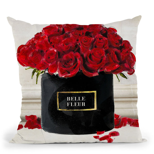 Forever Red Roses Throw Pillow by Jodi Pedri